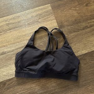 Black lululemon energy bra size 8
